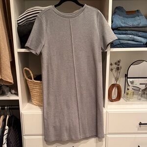 NWT LOFT Grey T-Shirt Dress